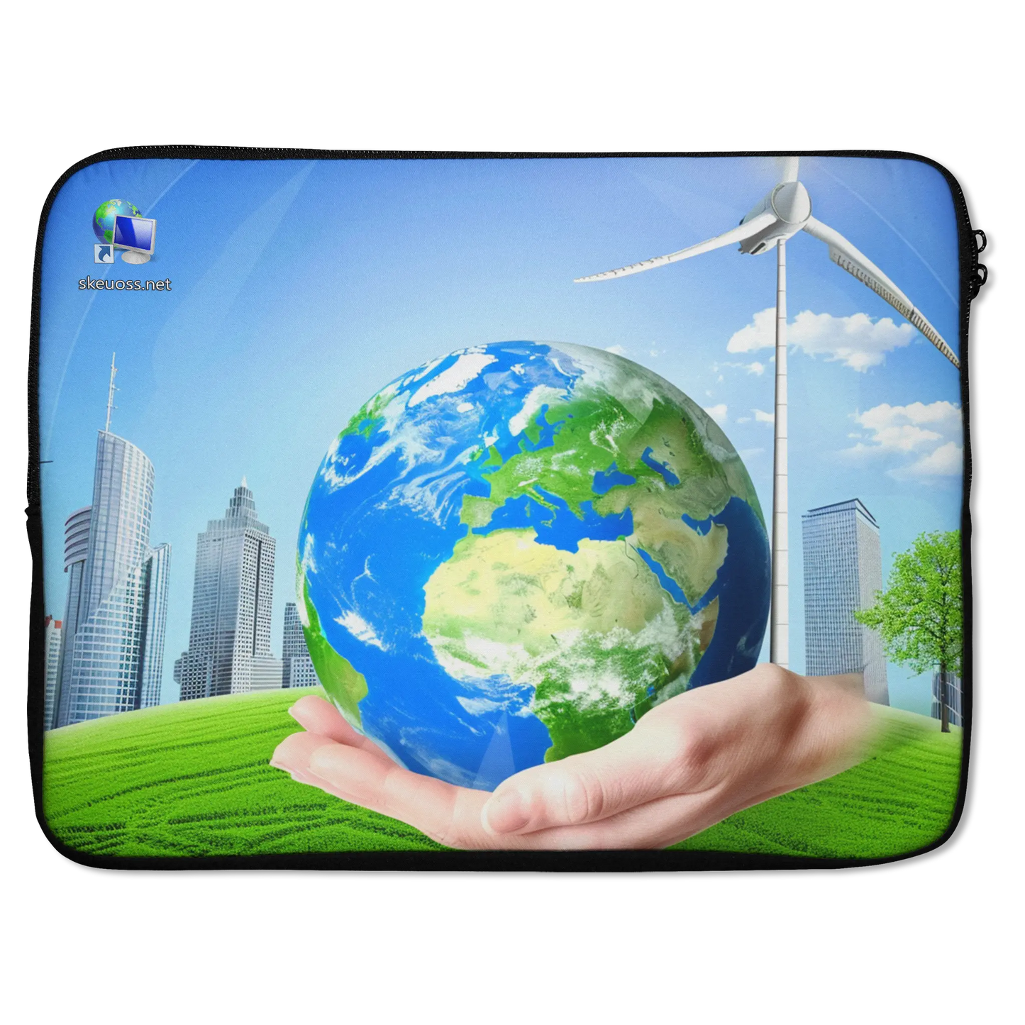 Frutiger Aero Laptop sleeve - Design 900