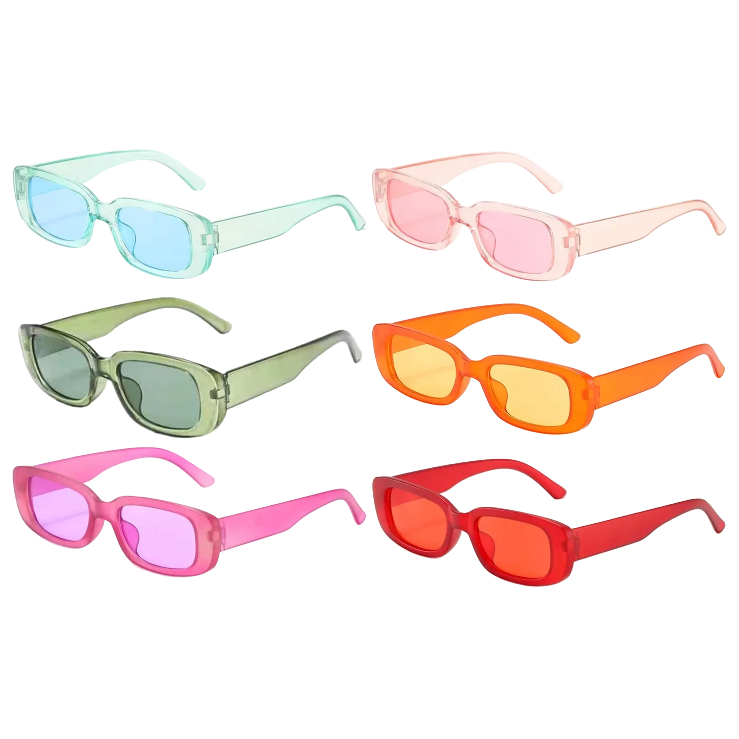 Frutiger Aero Sunglasses - Square Translucent Shades