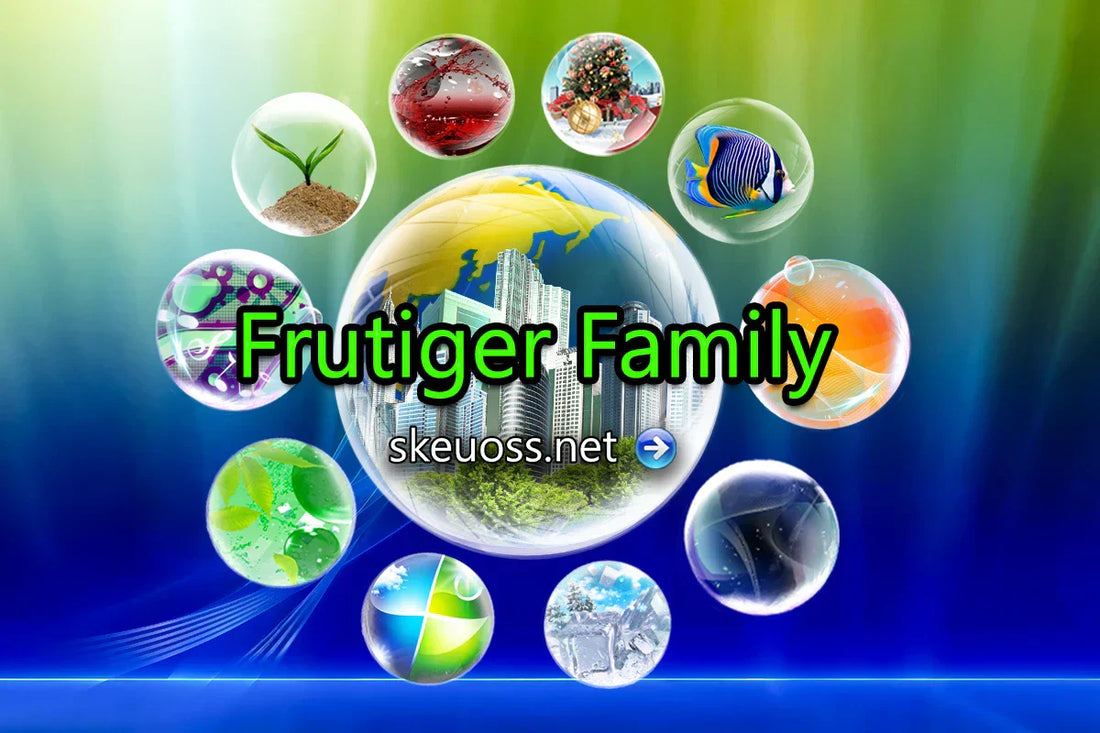 The Frutiger Family tree