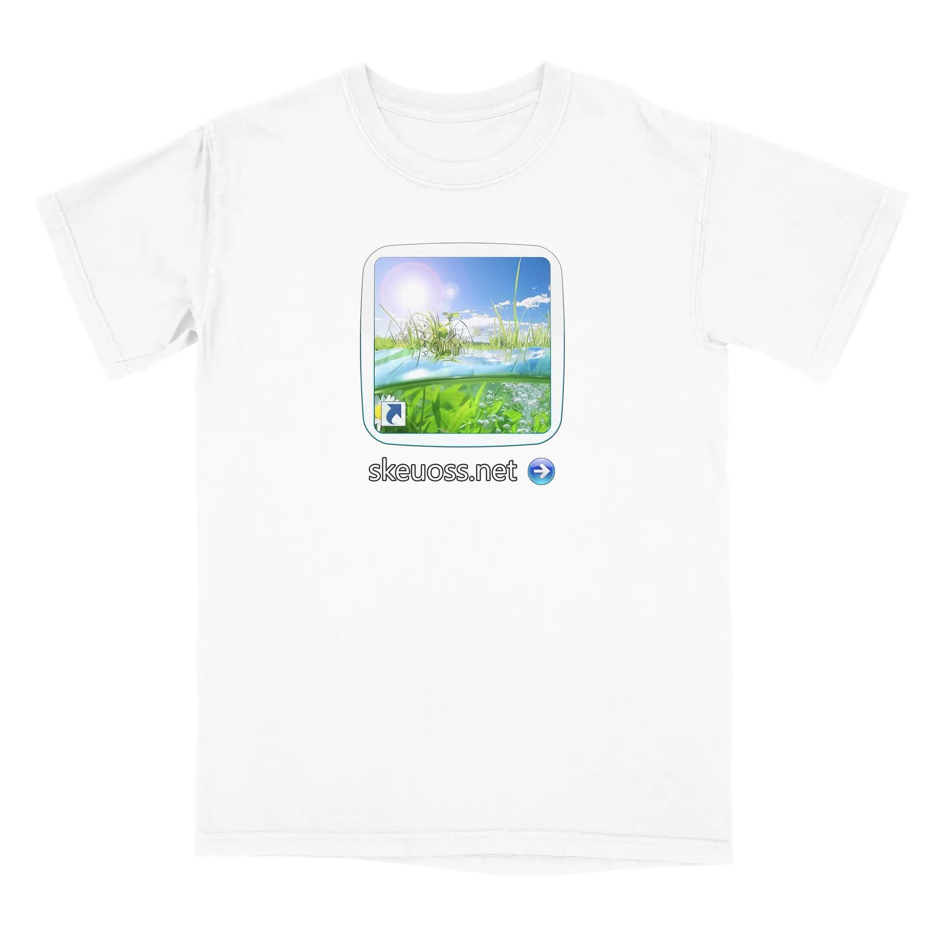Frutiger Aero T-shirt User Login Collection User 208 – Skeuoss