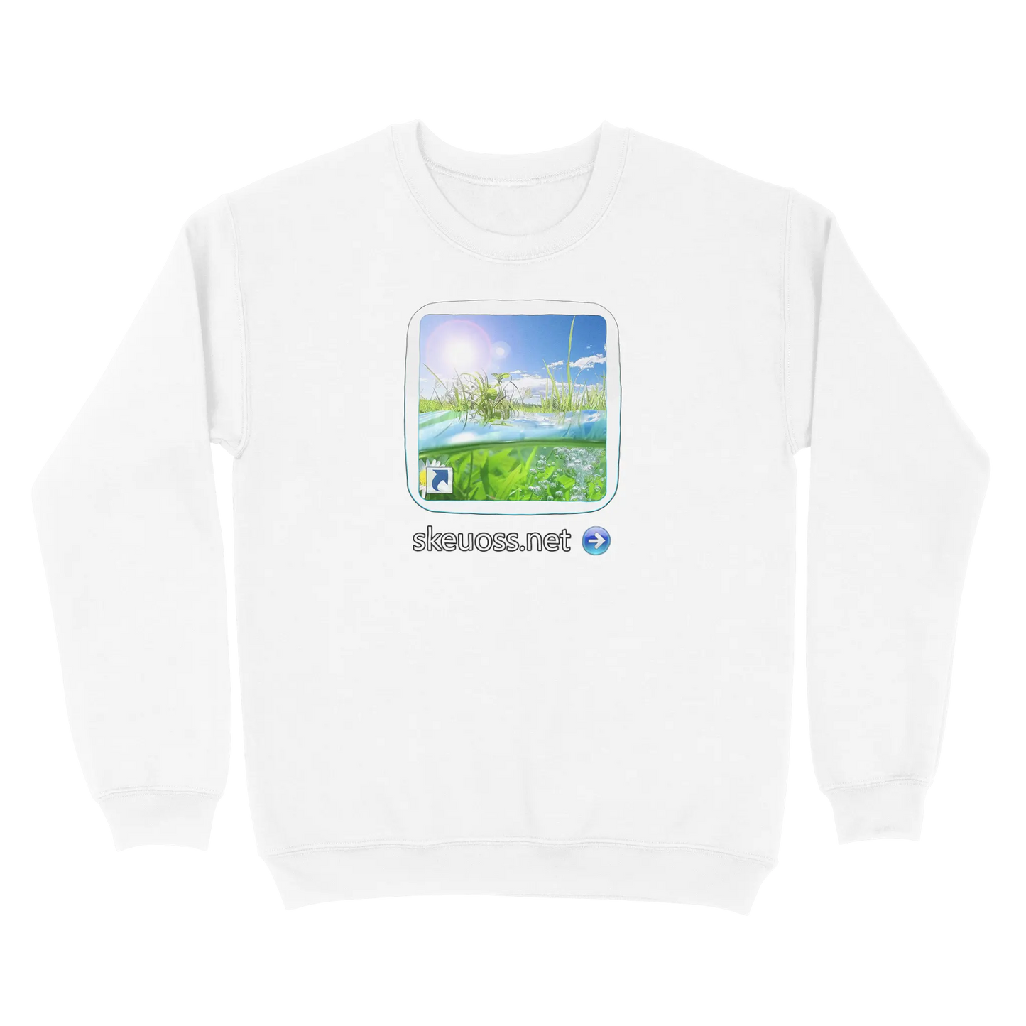 Frutiger Aero Sweatshirt - User Login Collection - User 208