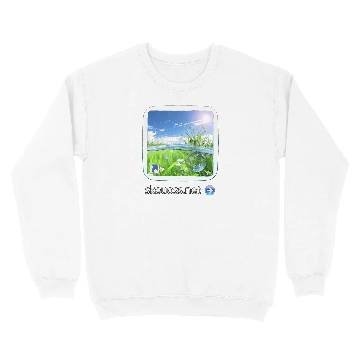 Frutiger Aero Sweatshirt - User Login Collection - User 210