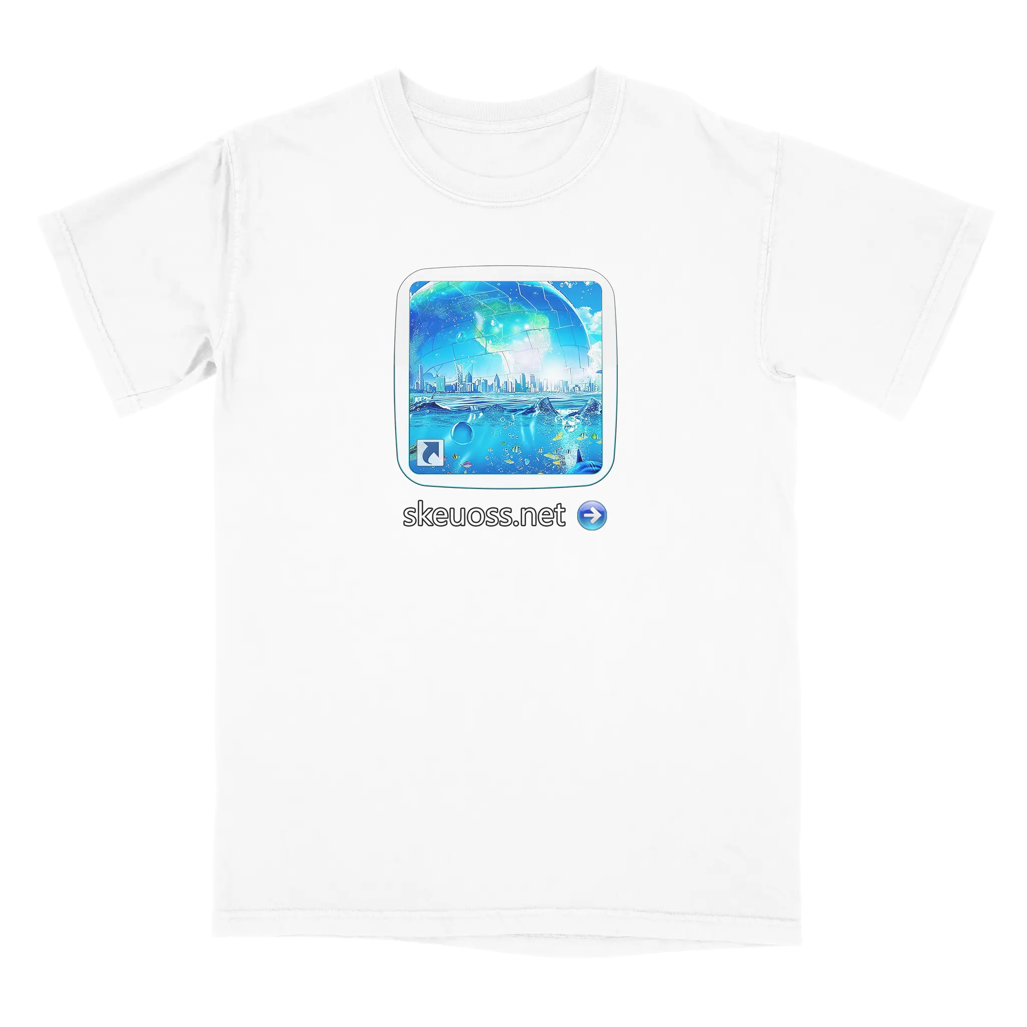 Frutiger Aero T-shirt - User Login Collection - User 233 – Skeuoss