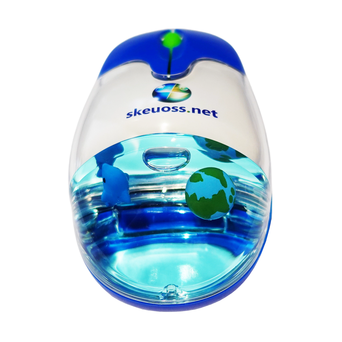 Skeuoss Frutiger Aero Aqua Liquid Mouse - Blue