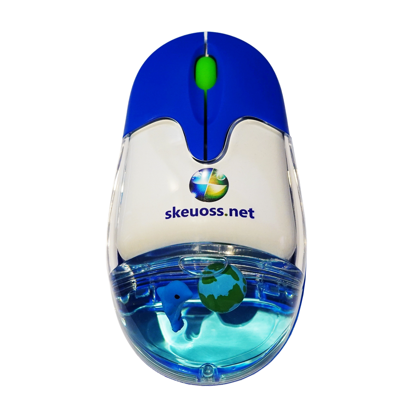 Skeuoss Frutiger Aero Aqua Liquid Mouse - Blue