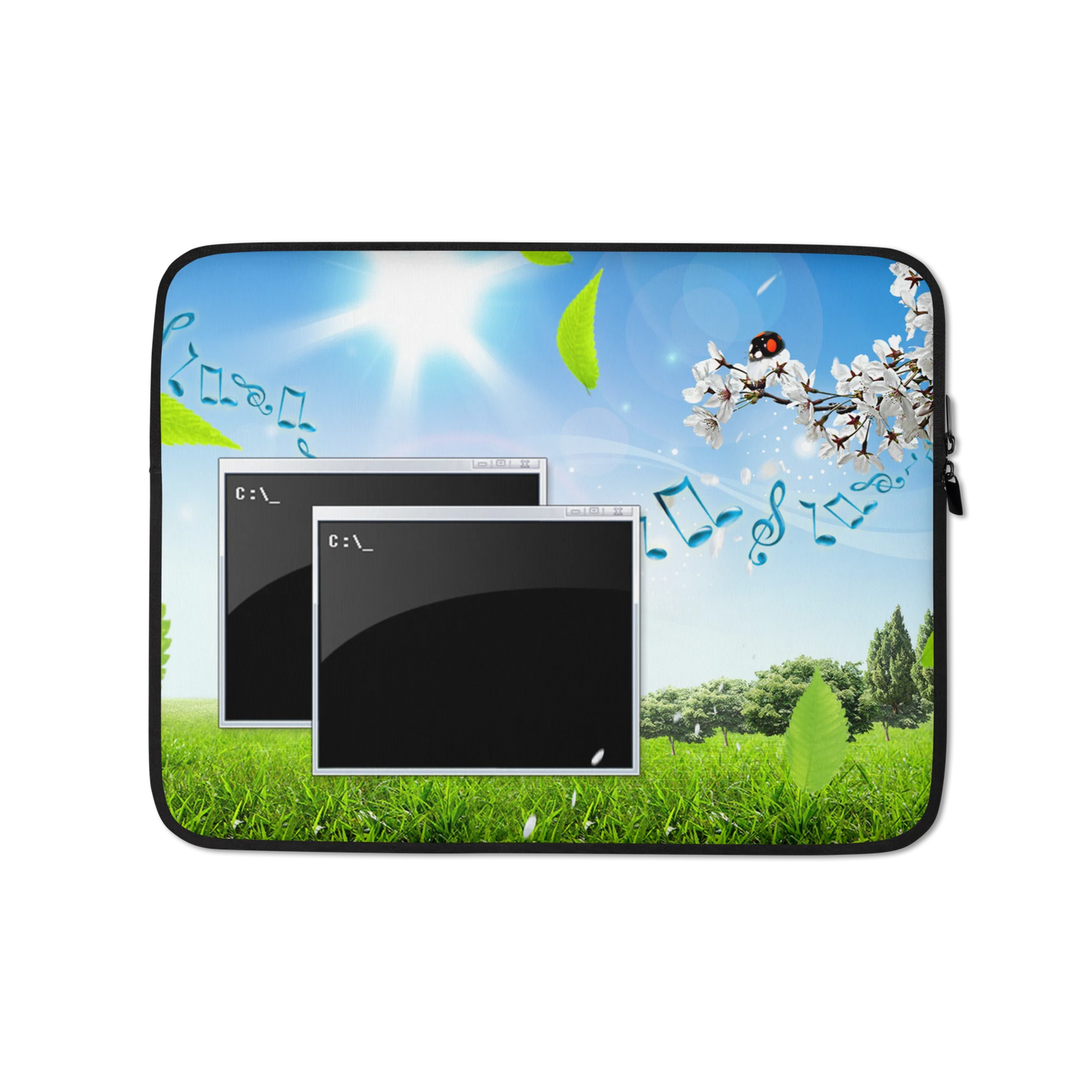 Frutiger Aero nostalgic office laptop sleeve bag protection merchandise computer accessories