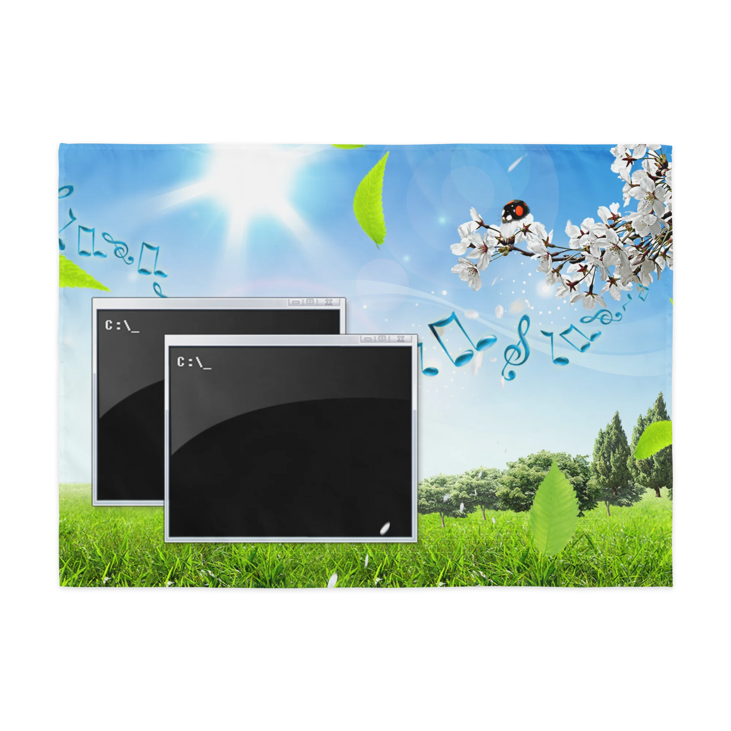 Frutiger Aero nostalgic poster tapestry merchandise decoration home