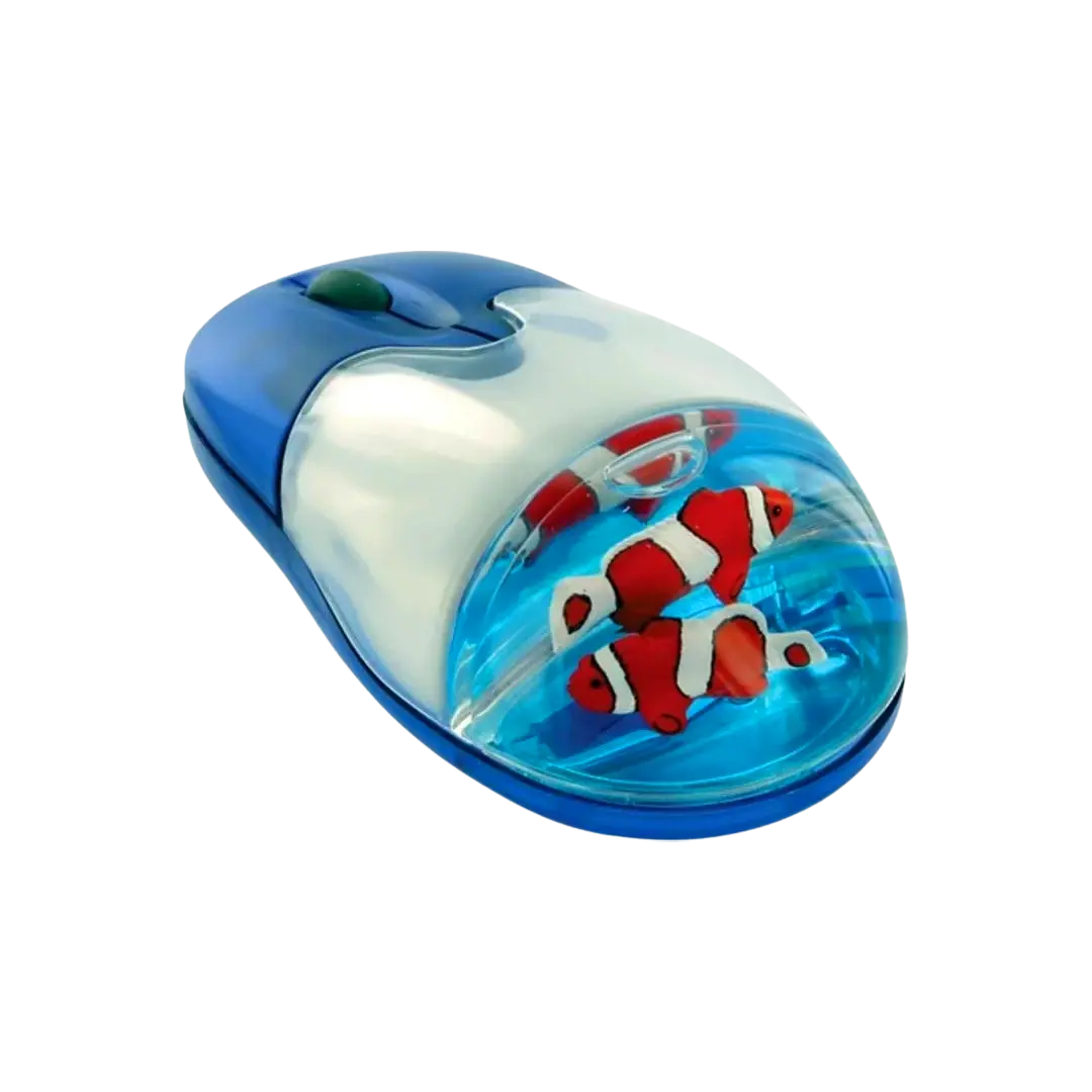 Fish In Computer Mouse Frutiger Aero Aqua Mouse - Helvetica Aqua Liquid Computer Mouse with F ...