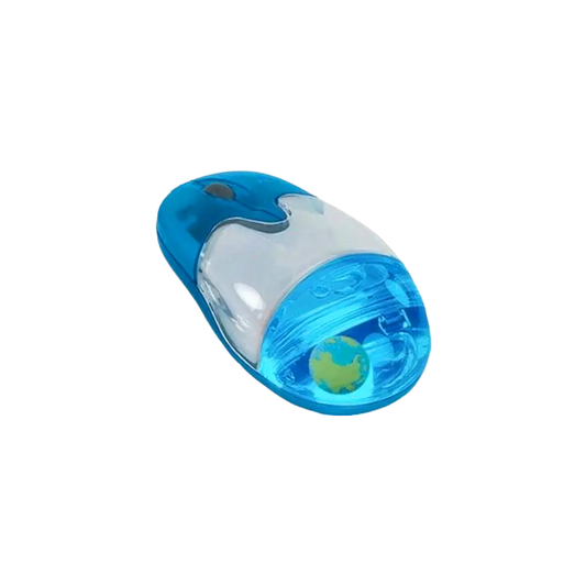 Frutiger Aero Aqua Mouse - Helvetica Aqua Liquid Computer Mouse with Floating Globe