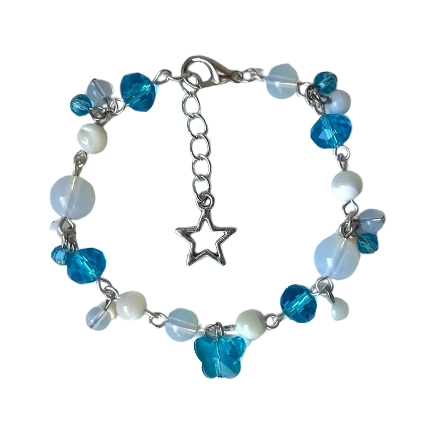 Frutiger Aero Bracelet - Butterfly, Bubbles