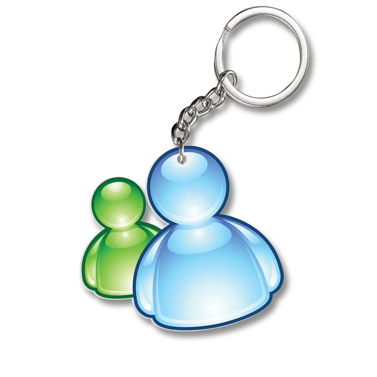 Frutiger Aero Keychain - MSN Messenger