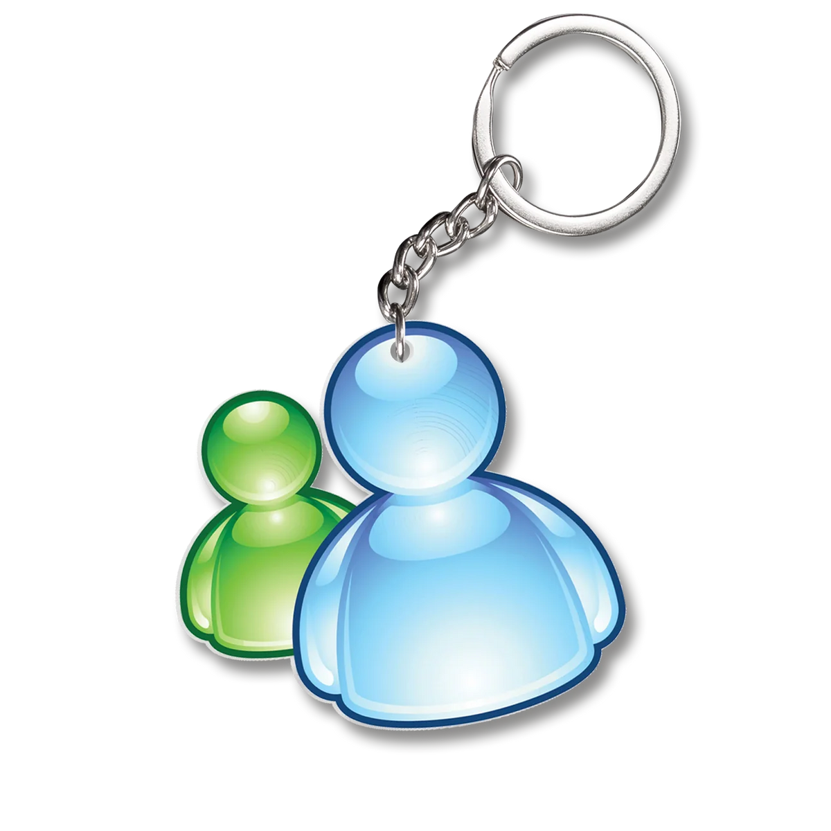 Frutiger Aero Keychain - MSN Messenger
