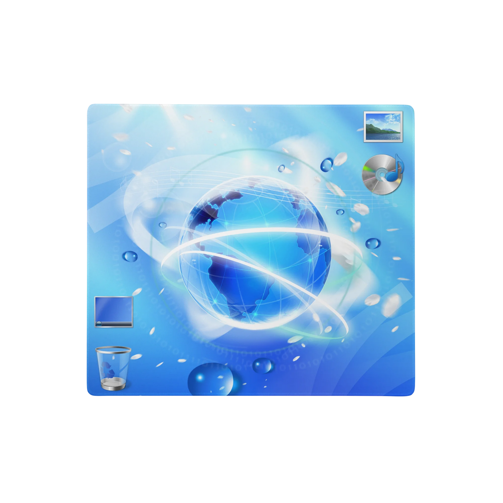 Frutiger Aero nostalgic gaming mouse pad merchandise computer accessories