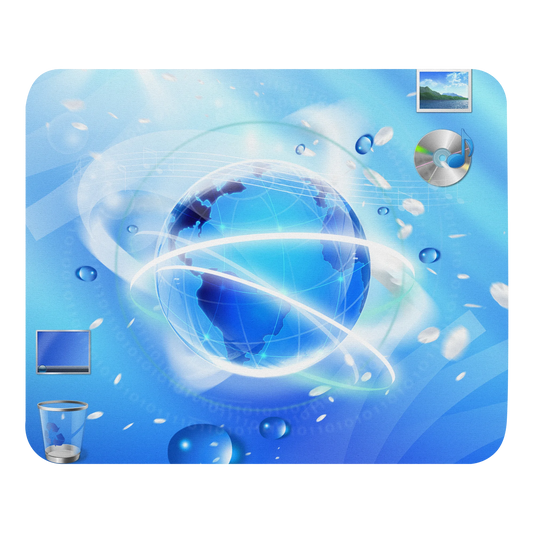 Frutiger Aero nostalgic office mouse pad merchandise computer accessories