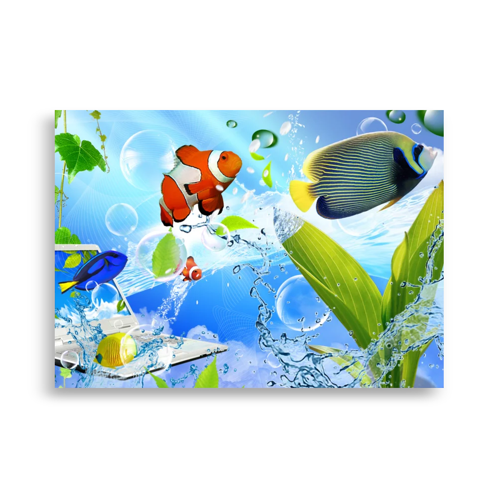 Frutiger Aero nostalgic poster wallpaper merchandise decoration home