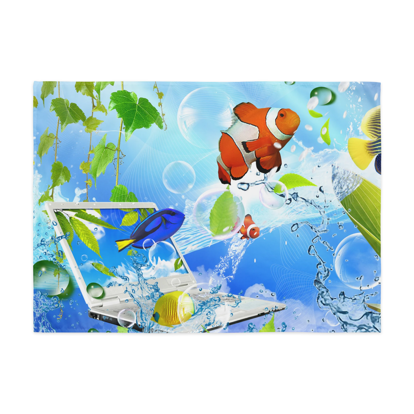 Frutiger Aero nostalgic poster tapestry merchandise decoration home