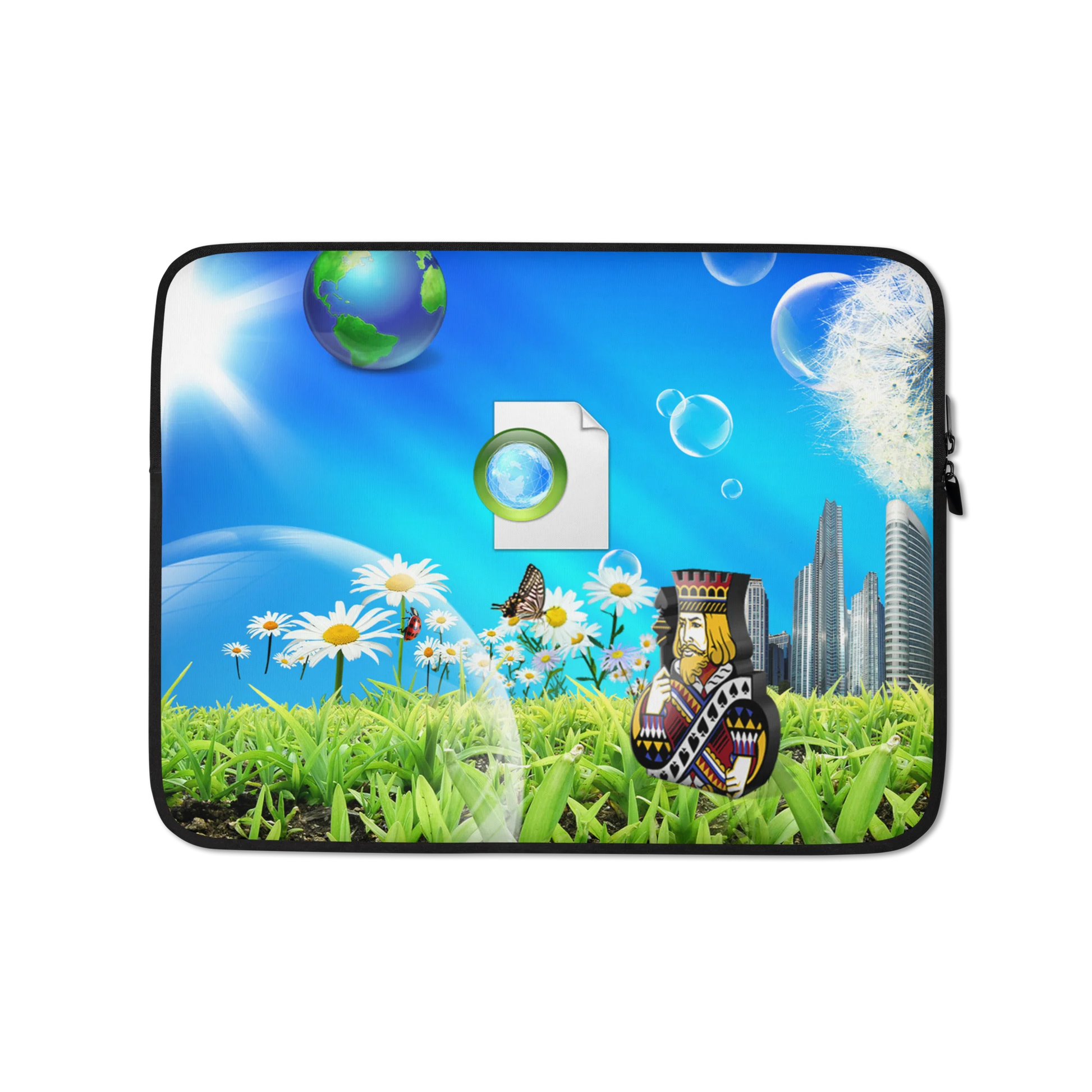 Frutiger Aero nostalgic office laptop sleeve bag protection merchandise computer accessories