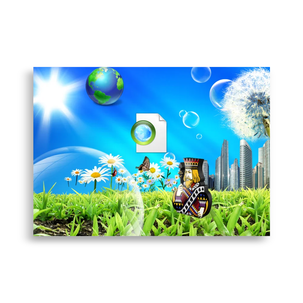 Frutiger Aero nostalgic poster wallpaper merchandise decoration home