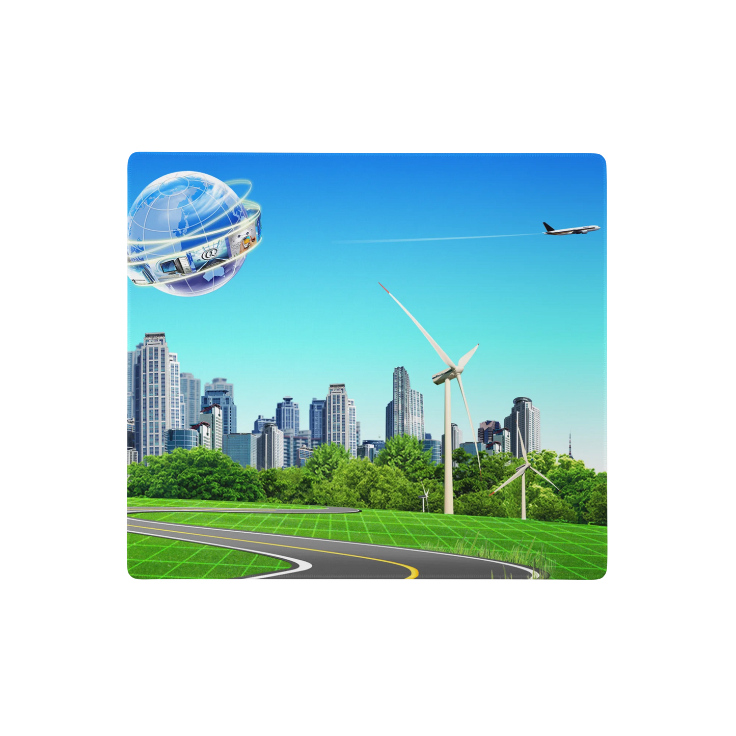 Frutiger Aero nostalgic gaming mouse pad merchandise computer accessories