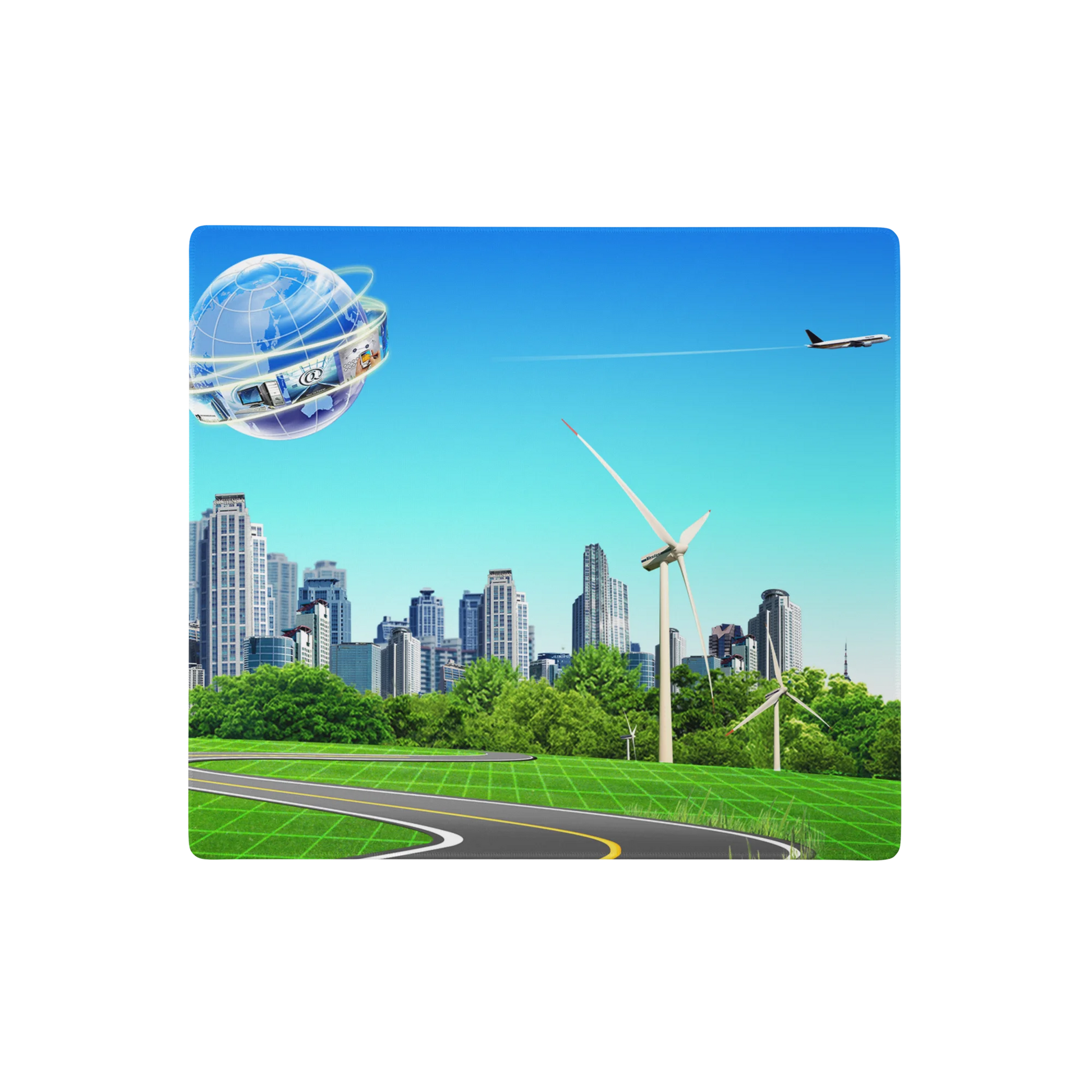 Frutiger Aero nostalgic gaming mouse pad merchandise computer accessories