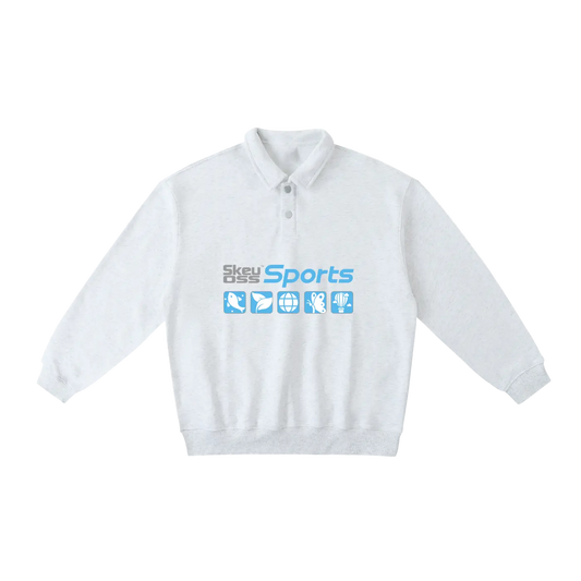 Skeuoss Sports Polo Sweatshirt